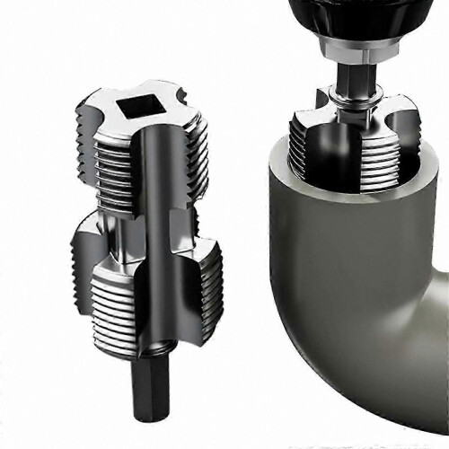 Universal Electric Drill Hexagonal Hole Opener compatible with Water Pipe Tapping