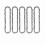 5-Pack Replacement Guide Bar Chain compatible with 4 Inch Mini Cordless Chainsaws Portable Electric Cutting Tool Accessory 1