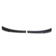 2PCS Rear Trunk Sill Guard Cover Stainless Steel Rear Bumper Door Sill Protector compatible with Model 3 Highland 2024 Black Silk Brushed