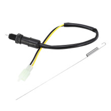 Motorrad Rücklichtschalter mit Federsatz, 2 adrig, 400 mm lang, sichere Verbindung, universell passend, kompatibel mit ATVs
