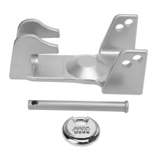 Gooseneck Hitch Locks 3/4in Pin Secure Zinc Alloy Enhanced Safety High Strength compatible with Heavy Trailers Livestock Haulers RVs