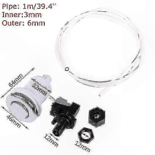 16A Push Button Air Switch compatible with Bathtub and Massage Chair with Waste Disposal Function 1