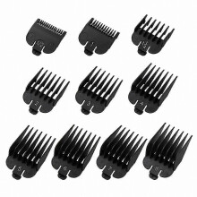 10-Pack Universal Clipper Guard Set compatible with Hair Trimmers - Fits Most Models with Replacement Guides Size 1/16