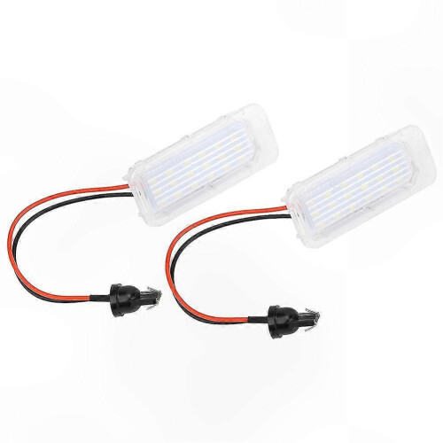 2PCS LED License Plate Lights compatible with Focus 2 Hatchback 2008-2012
