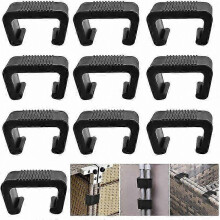 8-Pack Furniture Clips compatible with Outdoor Sofa Alignment, Wicker Couch Fasteners, Garden Patio Connectors (4.3CM Inner Length)