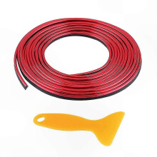 Blue Flexible Trim Strips compatible with Car Interior Door Dashboard Air Vent Steering Wheel Decoration Line Easy Install Stylish Design