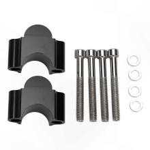 Lenkererhöhungshalterung aus Aluminium, 28 mm Höhenadapter, kompatibel mit Motorrad und ATV