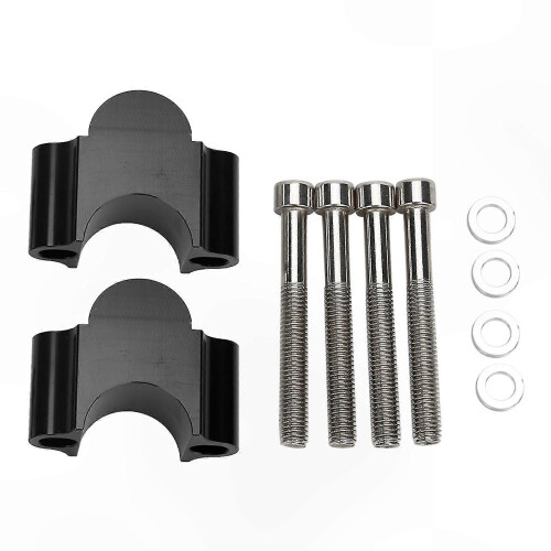 Aluminum Handlebar Riser Mount 28mm Height Adapter compatible with Motorcycle ATV