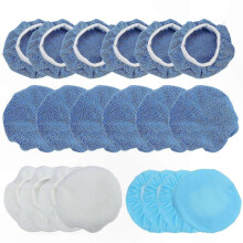 Mikrofaser-Polierhauben, geeignet für Fahrzeuge und Boote – 20er-Pack Ersatzpads