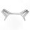 Silver ABS Steering Wheel Trim Cover compatible with C Class W204 2011-2013 1