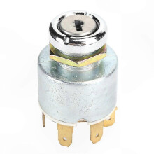 Universeller 12V-Zündschalter mit 2 Schlüsseln, kompatibel mit Kraftfahrzeugen, Booten und Gartengeräten