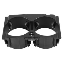 2 Cup Holder Center Console compatible with Mercedes W212 E Class 2013 A2126800110 Black ABS Plastic Car Accessory