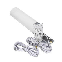10-12 dBi LTE-Außenantenne mit Dual-Anschluss, kompatibel mit 3G/4G-Routern, wasserdichte externe Antenne