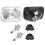 Pair 5x7 Inch H4 LED Headlight Kit Compatible with Navara RHD Halogen Replacement 1
