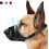 Soft Nylon Dog Muzzle Adjustable Breathable Mesh compatible with Small Medium Large Dogs Anti Biting Chewing 1
