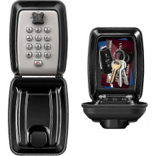 12 Digit Waterproof Outdoor Key Lock Box Wall Mounted Rust Proof Secure Key Storage compatible with Home Garage Gate