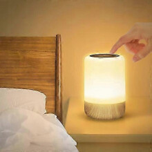 Touch Control Dimmable LED Night Light with 8 Color Changing compatible with Bedroom Nursery Kids Adults