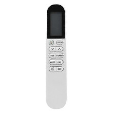 White Remote Control compatible with ERiTO Split Air Conditioners Inverter with LCD Display