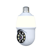 2MP Wasserdichte Glühbirnenkamera - Intelligente kabellose 2K-Lichtkopf-Überwachung für den Außenbereich