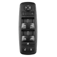 Left Side Power Window Door Switch Mirror Control Compatible with 2009-2012 Dodge Ram 1500 2500 3500 Quad Cab
