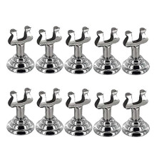 Mini Acrylic Menu Sign Stands compatible with Wedding Place Cards Table Numbers Holders Set of 10 compatible with Restaurants Cafes Cake Shops