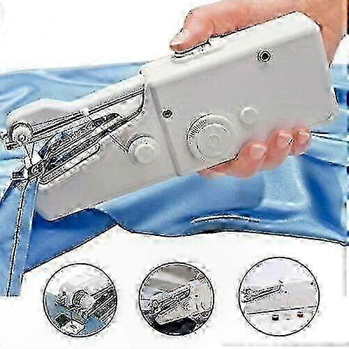 Portable Cordless Electric Sewing Machine compatible with Household Use Handheld Tool 2