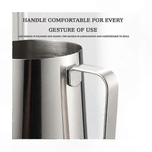 Jarra de acero inoxidable para espumar leche, compatible con Latte and Coffee Creations. 2