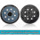 2-Pack 5" 8-Hole Hook & Loop Sanding Pads compatible with Orbital Sanders 4