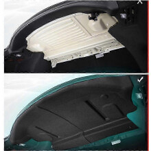 Schalldämmmatte aus Baumwolle, kompatibel mit Tesla Model 3 (2017–2023), Kofferraumdeckel, Motorhaube, Frunk, Staubschutz