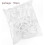 White Curtain Glider Hooks - 50 Pack compatible with Smooth Operation 5