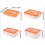 Food Freezing Storage Box Clear Food Fridge Box with Time Recoder Multilayer Container Stackable compatible with Kitchen 4