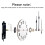 2 Pack Jump Second Quartzs Pendulum Clock Movement with Clock Hands compatible with DIY Wall Clock Projects Wall Clock Replacement 2