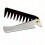 1PC Stainless Steel Foldable Pocket Comb compatible with Men's 2