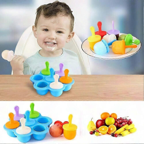 7 Loch Eisformen aus Silikon, ideal für Kinder 2