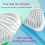 Grattoir à langue pour adultes, brosse douce double face 2
