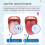 Grattoir à langue pour adultes, brosse douce double face 4