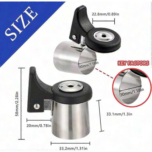 2Pcs Stainless Steel Whistle Tip compatible with Stove Tea Kettle 1