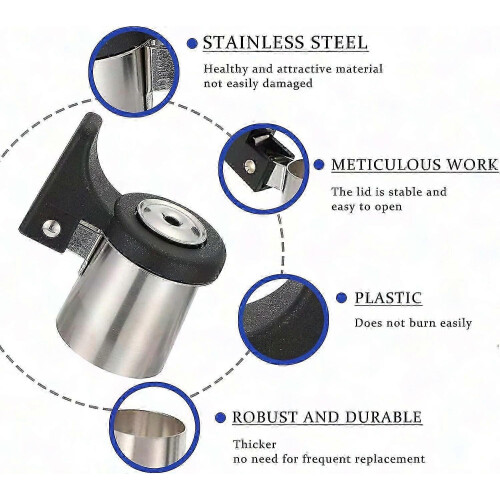 2Pcs Stainless Steel Whistle Tip compatible with Stove Tea Kettle 2