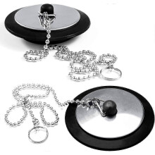 Rubber Sink Stopper 2 Pack 1.5 Inch Drain Cover compatible with Bath Tub and Sink Bathroom Accessory