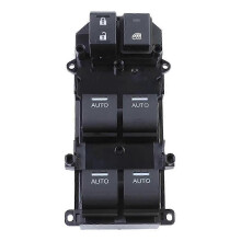 Interruptor de elevalunas eléctrico compatible con Honda Civic 2011-2017, interruptor de control principal del lado izquierdo del conductor, 4 pines.