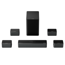 ULTIMEA Poseidon D80 7.1Ch Soundbar with Dolby Atmos, Bring the Cinema Home with 4 Wired Surround Speakers & 6.5'' Wireless Subwoofer, App Controll