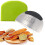 Dough Scraper 2pcs(9.5cmx12cm) Food Grade Plastic, Non-sticky 1