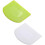2 Pieces Dough Scraper Bowl Scraper Food-safe Plastic Dough Cutter Flexible Plastic Scraper 1