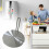 Heat Diffuser Stainless Steel Induction Diffuser Plates compatible with Electric Gas Stove Glass Induction Heat Diffuser with Handle 2