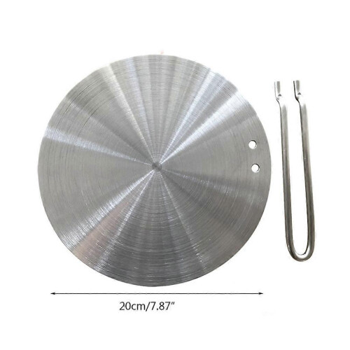 Heat Diffuser Stainless Steel Induction Diffuser Plates compatible with Electric Gas Stove Glass Induction Heat Diffuser with Handle 2