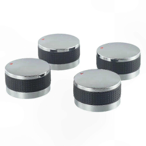 4-Pack 58mm Durable BBQ Grill Control Knobs compatible with Gas Stove Replacement Parts 2