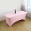 1PC Elastics Rectangular Bars Table Cover Spandex Table Cloth Stretch Bars Hotel Party Cocktail Tableclo 2