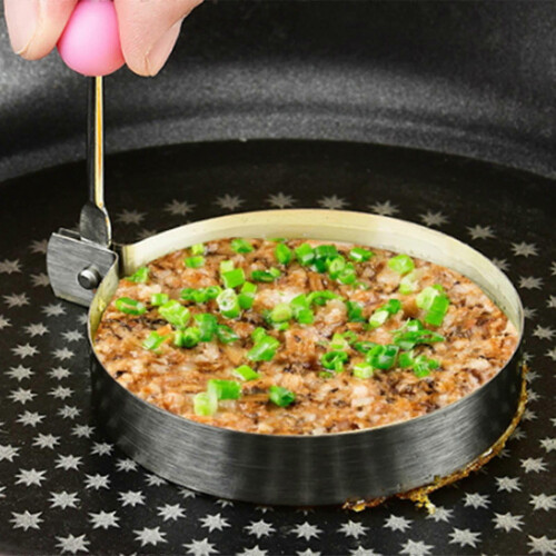 Cooking Kitchen Tool Stainless Steel Fried Egg Shaper Ring Pancake Mould Mold 1