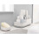 Compact White and Grey Organizer compatible with Bathroom Essentials 11.9x11.6x24.9cm Easy to Store Solution 2