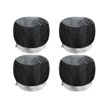 Galvanized Steel Turbine Ventilator Cover 4 Pack compatible with House Roof Windproof Design